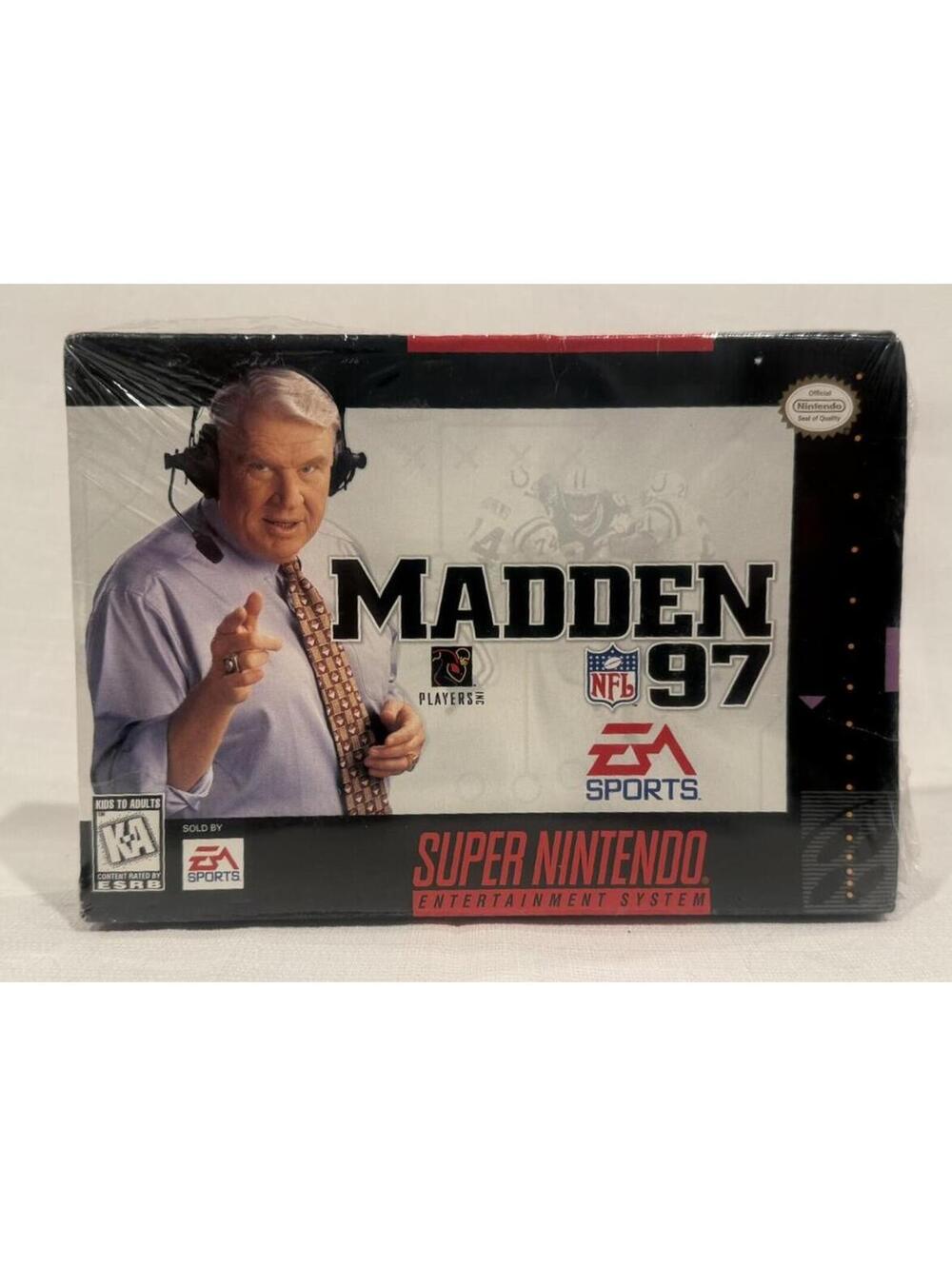 Madden NFL 97 Super Nintendo Entertainment System (SNES) Video Game - Sealed